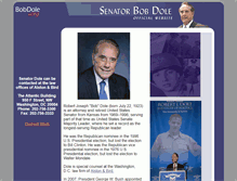 Tablet Screenshot of bobdole.org